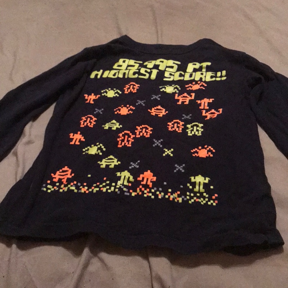 J Crew Boys size 12 long sleeve graphic tee